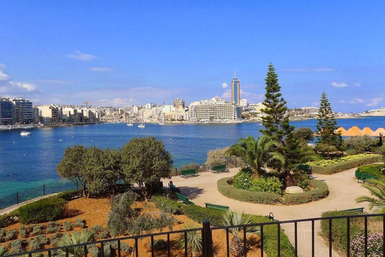 Luxury Apt W/ Side Seaviews And Pool, Top Location สลีมา ภายนอก รูปภาพ